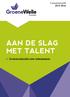 AAN DE SLAG MET TALENT