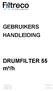 GEBRUIKERS HANDLEIDING. DRUMFILTER 55 m³/h. E info@filtreco.nl. Nusterweg 69 NL 6316 KT Sittard T 046 457 25 55 F 046 457 25 99. www.filtreco.