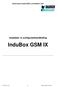 Bausch Datacom InduBox GSM IX ref. handleiding V2.0b Installatie- & configuratiehandleiding InduBox GSM IX