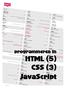 programmeren in HTML (5) CSS (3) JavaScript