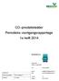 CO2-prestatieladder Periodieke voortgangsrapportage 1e helft 2014