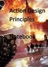 Action Design Principles. Notebook. Jane Bergkotte