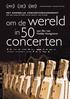 OM DE WERELD IN 50 CONCERTEN