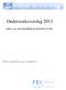 Onderzoeksverslag 2013 FISCAAL ECONOMISCH INSTITUUT BV