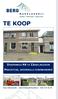 TE KOOP DORPSWEG 46 TE IJSSELMUIDEN PRACHTIGE, SFEERVOLLE EINDWONING! Berg Makelaardij www.bergmakelaardij.nl 038-333 56 20