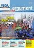 argument EUROPA PAD VOOR EEN ANDER KANTOOR VSOA-LRB NATIONAAL BRUSSEL EUROMANIFESTATIE 4 APRIL 2014 WERFT AAN!