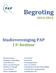 Begroting 2014-2015. Studievereniging PAP 13 e bestuur