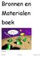 Bronnen en Materialen boek