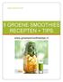 5 GROENE SMOOTHIES RECEPTEN + TIPS