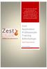 Zest Application Professionals Training &Workshops