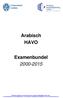 Arabisch HAVO. Examenbundel 2000-2015
