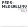 PERS- MEDEDELING 24 AUGUSTUS 2015