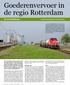 Goederenvervoer in de regio Rotterdam