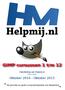 GIMP cursussen 1 t/m 12. Handleiding van Helpmij.nl. Auteur: Erik98