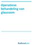 Operatieve behandeling van glaucoom