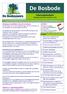 De Bosbode. Informatiebulletin Schooljaar 2014-2015, mei 2015 nr.10