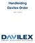 Handleiding Davilex Order. Versie 1.0, mei 2012