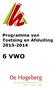 Programma van Toetsing en Afsluiting 2013-2014 6 VWO