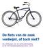 De fiets van de zaak verdwijnt, of toch niet?