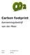 Carbon footprint. Aannemingsbedrijf van der Meer