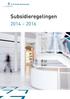 1 Subsidieregelingen 2014 2016 2 e tranche (2015)