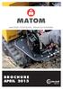 MACHINES VOOR BOUW-, STRAAT- EN TUINWERK BROCHURE APRIL 2015