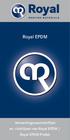 Royal EPDM Verwerkingsvoorschriften en -richtlijnen van Royal EPDM / Royal EPDM Prefab