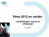 Wmo 2012 en verder: ontwikkelingen, kansen en uitdagingen