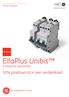 GE Consumer & Industrial Power Protection. Nieuw. ElfaPlus Unibis. Compacte automaten. 50% plaatswinst in een verdeelkast! GE imagination at work