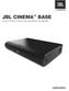 JBL CINEMA BASE Home Cinema 2.2 all-in-one soundbase voor televisie