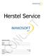 Herstel Service. Gegevens Relatie: Naam:... Adres... Postcode / Woonplaats:... Status:... concept Versie:... 1.00 Contractnummer:... Datum:...