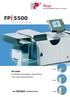 FPi 5500: De ideale enveloppen-vulmachine voor grote postvolumes!
