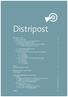 Distripost. Creatie 7 Productkenmerken en opties 7. Voorbereiding van uw zendingen 8 Behandeling 8