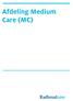 Afdeling Medium Care (MC)