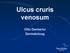 Ulcus cruris venosum. Otto Dankerlui Dermatoloog