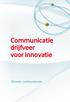 Communicatie drijfveer voor innovatie