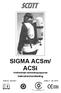SIGMA ACSm/ ACSi Onafhankelijk ademhalingsapparaat