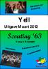 Een cheque voor de scouting! Yell. Uitgave Maart 2012. Scouting 63. Kaag & Braassem. Boerenkoolfeest 2012. Gourmetten!