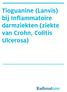 Tioguanine (Lanvis) bij Inflammatoire darmziekten (ziekte van Crohn, Colitis Ulcerosa)