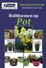 INDOOR/OUTDOOR PROGRAMMA 2015-2016. Bolbloemen op. Pot