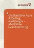 Onthaalbrochure Afdeling Radiologie Medische beeldvorming