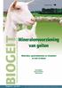 BIOGEIT. Mineralenvoorziening van geiten. Mineralen, spoorelementen en vitaminen in voer en bloed INFORMATIE VOOR DE BIOLOGISCHE GEITENHOUDERIJ