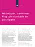 Whitepaper: samenwerking communicatie en participatie