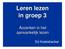 Leren lezen in groep 3