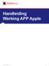 Handleiding Werking APP Apple