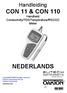 NEDERLANDS. Handleiding CON 11 & CON 110 Handheld Conductivity/TDS/Temperature/RS232C Meter