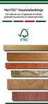 Het FSC houtstalenkistje. Een selectie van 25 gekende of minder gekende houtsoorten en plaatmaterialen