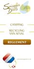 CAMPING RECYCLING VAN AFVAL REGLEMENT. campingspiaggiadoro.com