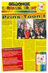 Prins Toon I ISELDONKSE CARNAVALSKRANT. Riddaktie. Programma Carnaval. Editie 2012 met prins Toon de eerste