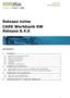 Release notes CARE Werkbank SW Release 6.4.0